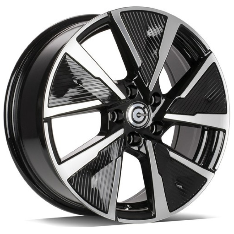 Janta aliaj Carbonado Montpellier 7.0x17 5x108 ET45 BFP - Black Front Polished