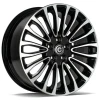 Janta aliaj Carbonado Ohio 7.0x17 5x108 ET50 BFP - Black Front Polished