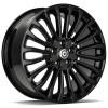 Janta aliaj Carbonado Ohio 7x17 5x108 ET50 BG - Black Glossy