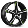Janta aliaj Ronal R62 green 7.5x17 5x110 ET33 JBFG - Jetblack-Matt-Frontkopiert
