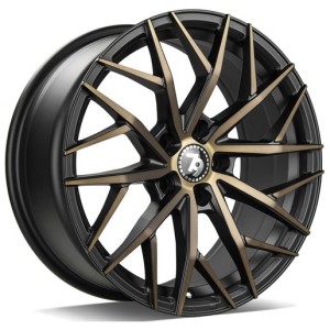 Janta aliaj seventy9 SV-C 7.5x17 5x112 ET40 BGGF - Black Glossy Gold Front