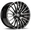 Janta aliaj Carbonado Inex 8.0x17 5x112 ET35 BFP - Black Front Polished