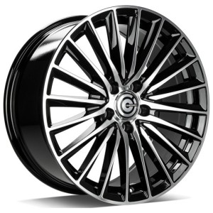 Janta aliaj Carbonado Prestige 7.5x17 5x112 ET35 BFP - Black Front Polished