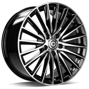 Janta aliaj Carbonado Prestige 7.5x17 5x112 ET45 BFP - Black Front Polished