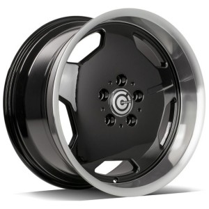 Janta aliaj Carbonado Retro 9.0x17 5x112 ET35 BGLP - Black Glossy Lip Polished