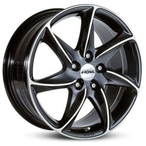 Janta aliaj Ronal R51 8.0x17 5x112 ET35 JB - Jetblack-Frontkopiert