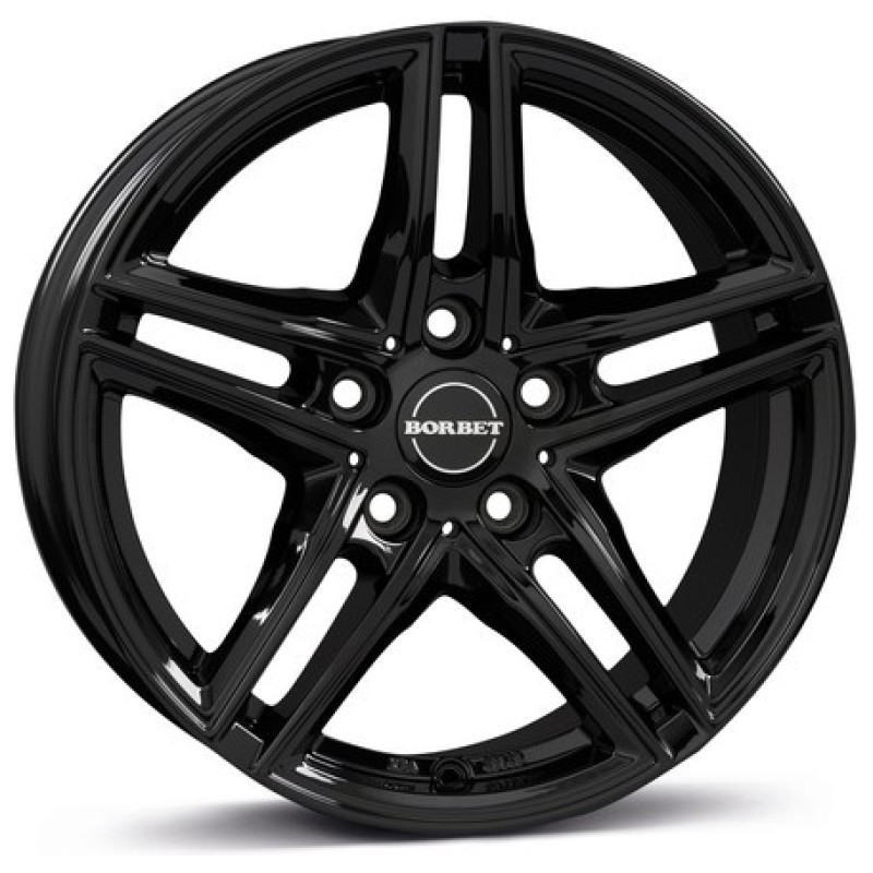 Janta aliaj Borbet XR 7.5x17 5x120 ET35 BG - Black Glossy