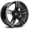 Janta aliaj Carbonado Diamond 8.0x17 5x120 ET33 MBFP - Matt Black Front Polished