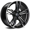 Janta aliaj Carbonado Dynamite 8.0x17 5x120 ET30 MBFP - Matt Black Front Polished