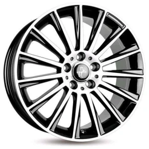 Janta aliaj Keskin Tuning KT18 7.0x17 5x120 ET35 BFP - Black Front Polish
