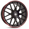 Janta aliaj MAM Leichtmetallräder GT1 8x18 5x100 ET45 MBLR - Matt Black Lip Red
