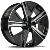 Janta aliaj Carbonado Musketeer 7.5x18 5x108 ET44 BFP - Black Front Polished