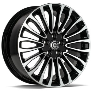 Janta aliaj Carbonado Ohio 8.0x18 5x108 ET55 BFP - Black Front Polished