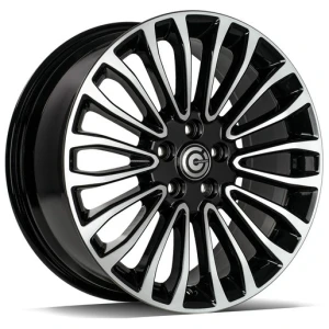 Janta aliaj Carbonado Ohio 8.0x18 5x108 ET55 BFP - Black Front Polished