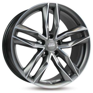 Janta aliaj MAM Leichtmetallräder RS3 8.0x18 5x108 ET45 MPFP - Matt palladium front polish
