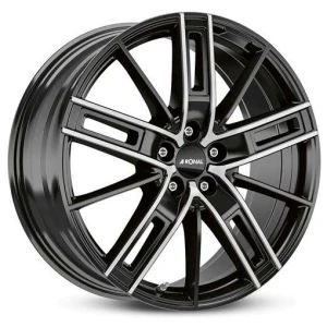 Janta aliaj Ronal R67 8.0x18 5x108 ET45 JBF - Jetblack-Frontkopiert