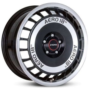 Janta aliaj Ronal R50 8.0x18 5x110 ET35 B - Schwarz-Frontkopiert