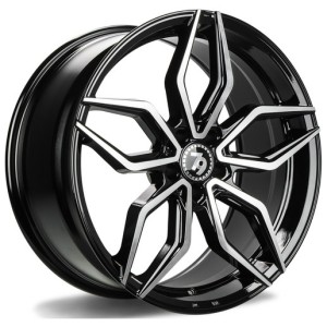 Janta aliaj seventy9 SCF-D 8.0x18 5x112 ET35 BFP - Black Front Polished