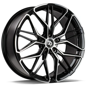 Janta aliaj seventy9 SCF-J 8.0x18 5x112 ET45 BFP - Black Front Polished