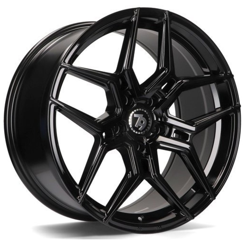 Janta aliaj seventy9 SV-B 8.0x18 5x112 ET35 BG - Black Glossy