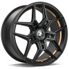 Janta aliaj seventy9 SV-B 8.0x18 5x112 ET35 BGGIL - Black Matt Gold Inner Lip
