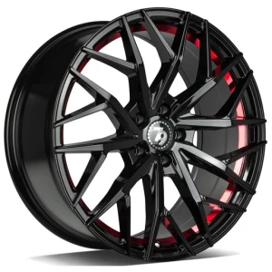 Janta aliaj seventy9 SV-C 8.0x18 5x112 ET30 BGRIL- Black Glossy Red Inner Lip