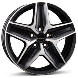 Janta aliaj Borbet CWZ 7.5x18 5x112 ET48 BPM - black polished matt