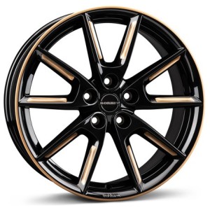 Janta aliaj Borbet LX18 8.0x18 5x112 ET40 BGGSR - Black Glossy Gold Spoke Rim