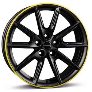 Janta aliaj Borbet LX18 8.0x18 5x112 ET40 BMRY - Black Matt Rim Yellow