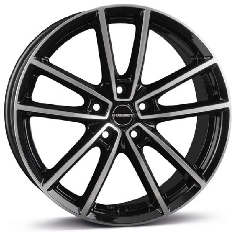 Janta aliaj Borbet W 8.0x18 5x112 ET44 BPG - Black polished glossy