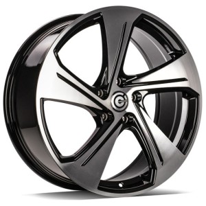 Janta aliaj Carbonado Aqua 8.0x18 5x112 ET45 BFP - Black Front Polished