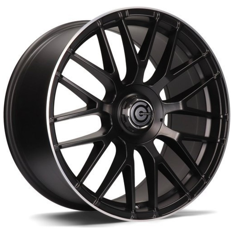 Janta aliaj Carbonado Dark 8.0x18 5x112 ET35 DMBLP - Deep Matt Black Lip Polished