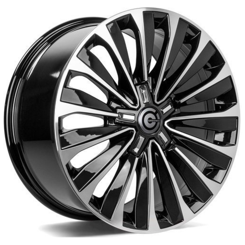 Janta aliaj Carbonado Hamburg 8.0x18 5x112 ET48 BFP - Black Front Polished