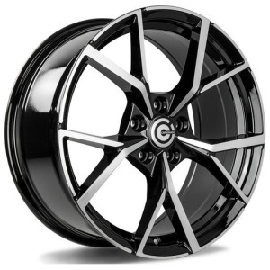 Janta aliaj Carbonado Predator 8.0x18 5x112 ET45 BFP - Black Front Polished
