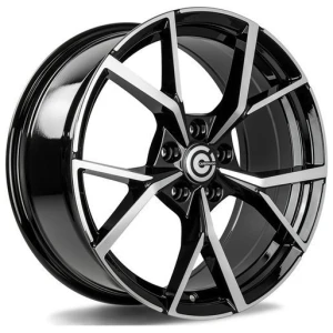 Janta aliaj Carbonado Predator 8.0x18 5x112 ET45 BFP - Black Front Polished