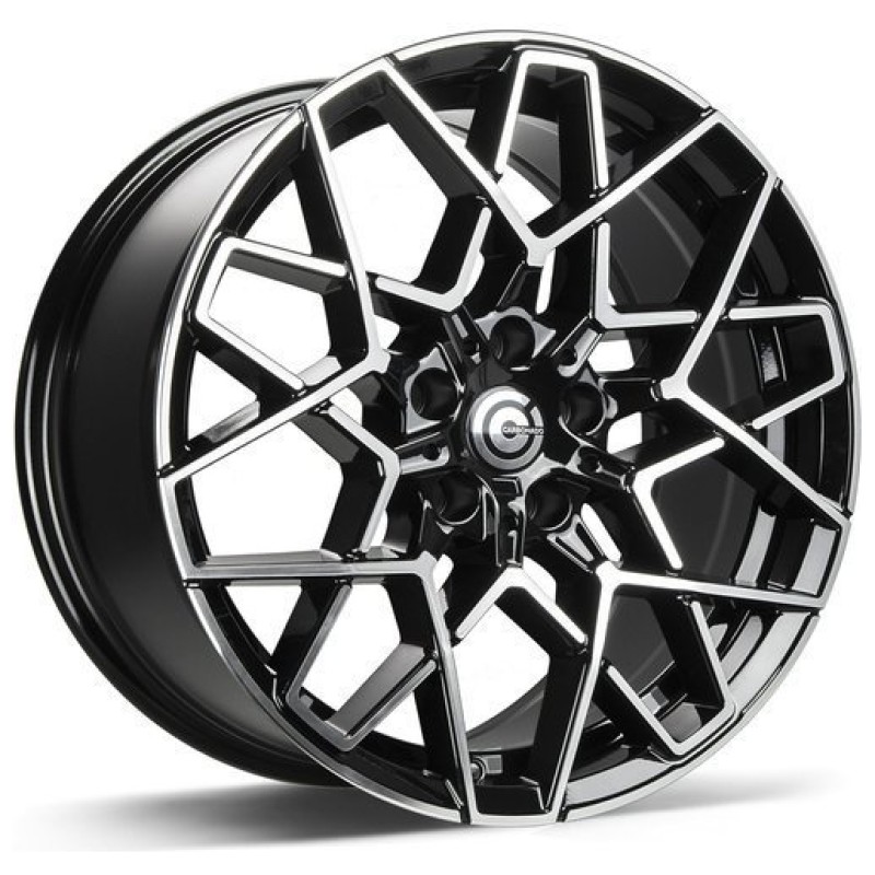 Janta aliaj Carbonado Shield 8.0x18 5x112 ET30 BFP - Black Front Polished