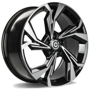 Janta aliaj Carbonado Slingshot 8.0x18 5x112 ET45 BFP - Black Front Polished