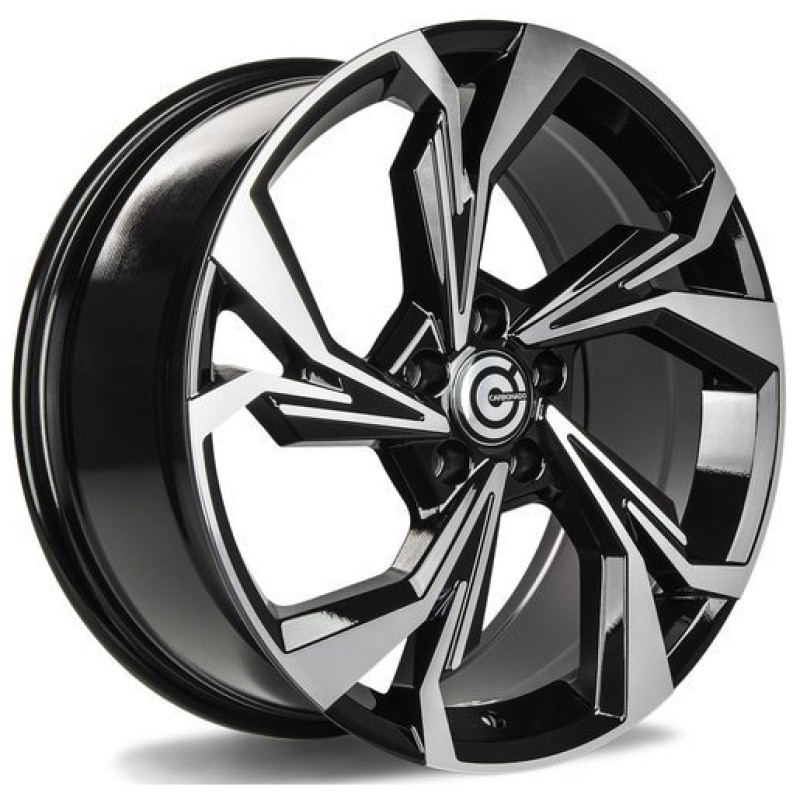 Janta aliaj Carbonado Slingshot 8.0x18 5x112 ET45 BFP - Black Front Polished