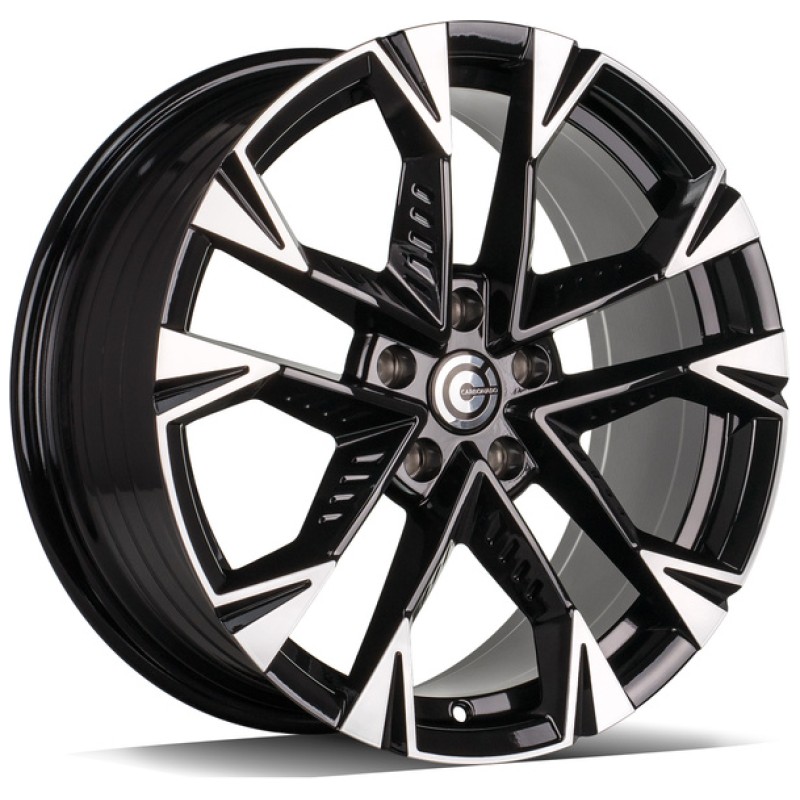 Janta aliaj Carbonado Trip 8x18 5x112 ET40 BFP - Black Front Polished