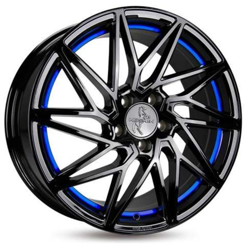 Janta aliaj Keskin Tuning KT20 8.0x18 5x112 ET30 BPBI - Black Painted Blue Inside