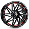 Janta aliaj Keskin Tuning KT20 8x18 5x112 ET45 BPRI - Black Painted Red Inside
