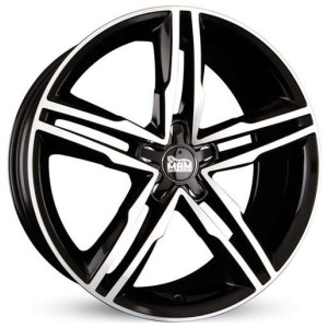 Janta aliaj MAM Leichtmetallräder A1 8.0x18 5x112 ET44 BFP - Black Front Polished