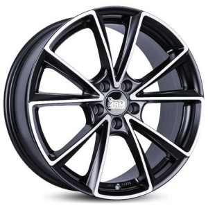Janta aliaj MAM Leichtmetallräder A5 8x18 5x112 ET35 MBFP - Matt Black Front Polished