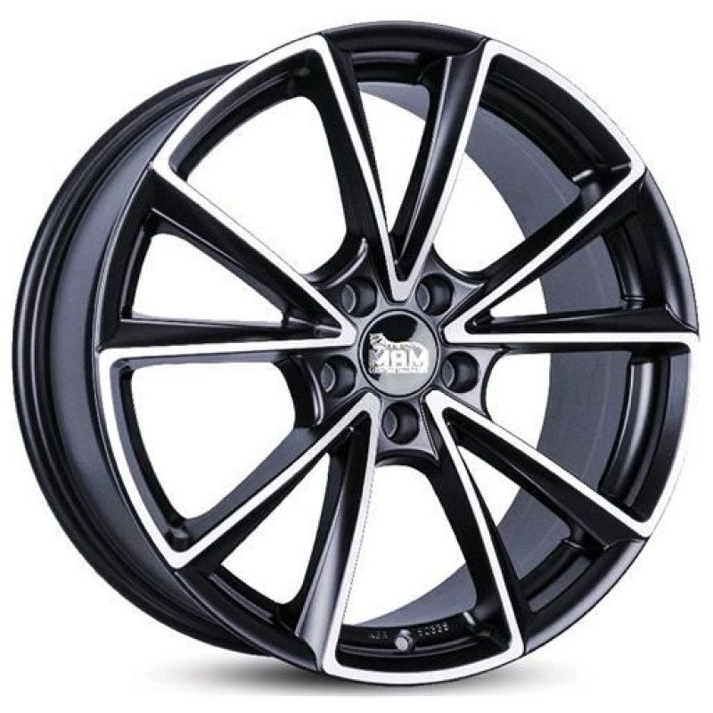 Janta aliaj MAM Leichtmetallräder A5 8x18 5x112 ET35 MBFP - Matt Black Front Polished