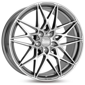 Janta aliaj MAM Leichtmetallräder B2 8.0x18 5x112 ET45 PFP - Palladium front polish