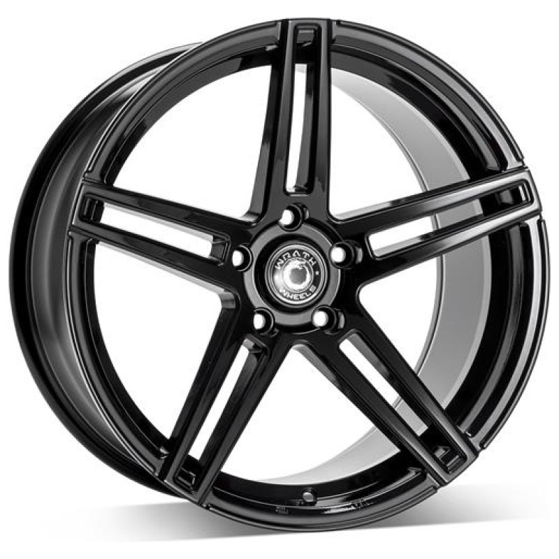 Janta aliaj Wrath Wheels WF-1 8.0x18 5x112 ET42 BLK - Black Glossy