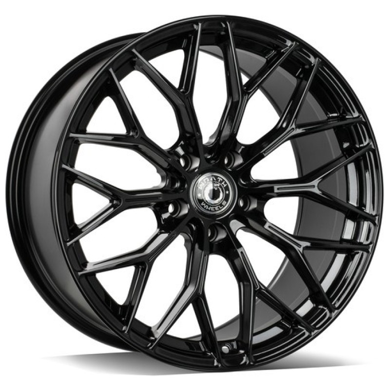 Janta aliaj Wrath Wheels WF-16 8.0x18 5x112 ET38 BLK - Black Glossy