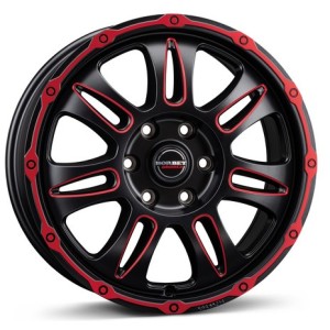Janta aliaj Borbet CW8 8.0x18 5x118 ET50 RRWPM - red rim window polished matt