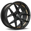 Janta aliaj seventy9 SCF-B 8.0x18 5x120 ET30 BGGIL - Black Matt Gold Inner Lip