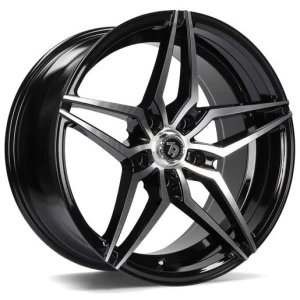 Janta aliaj seventy9 SV-A 9.0x18 5x120 ET35 BFP - Black Front Polished